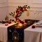 Ramadan Decorations Eid Mubarak Table Decor Lighted Moon Shaped Wreaths with Castle for Fireplace Office Bedroom Party Supplies Muslim Party Tabletop Decor Home (Rose)